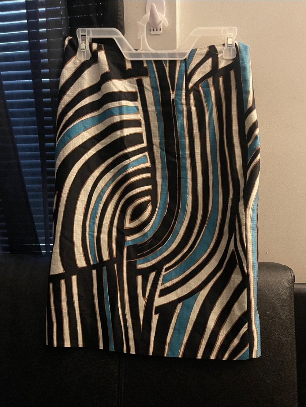 Rachel Roy Real Real Abstract Stripe Pencil Skirt in Multi colors Size 2 NWT